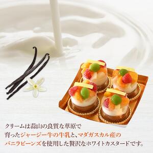 鬼盛り ミニフルーツタルト 4個入り＜フレッシュタルトのお店STYLE＞