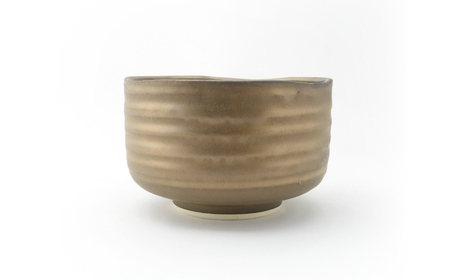 【波佐見焼】Folk Design 野点抹茶碗 金泥釉 1点【玉有】[IE54]
