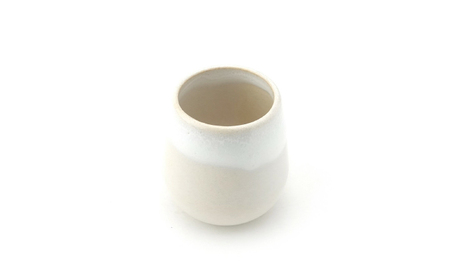 【波佐見焼】Folk Design 片口酒器・盃 白釉白唐津流し 2点セット【玉有】[IE57]