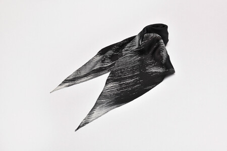 東京引染スカーフ（ブラック） 0012-007-S06