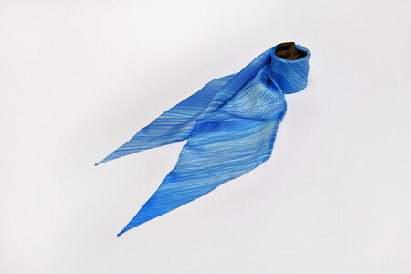 東京引染スカーフ（ブルー） 0012-008-S06