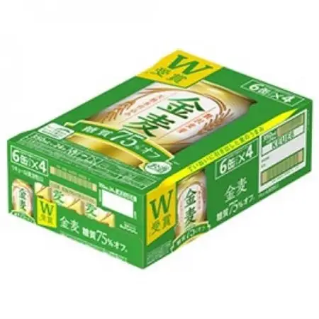 【毎月定期便】サントリー　金麦糖質75%オフ　350ml×24本全6回_酒・アルコール 発泡酒    定期便 定期便  _【4065626】