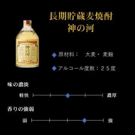 【毎月定期便】人気・神の河(麦焼酎・25度)720ml×2本　BB5-0001全2回_酒・アルコール 麦焼酎 焼酎   定期便 定期便  _【配送不可地域：離島】【4065700】