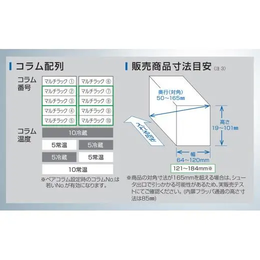 小型汎用自動販売機（マルチ君） 富士電機【自販機 冷凍 常温 業務用 三重県 四日市市 四日市】
