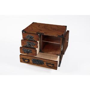 仙台箪笥　弐番　拭き漆【伝統 工芸品 グッドデザイン賞 タンス たんす 和タンス 仙台】