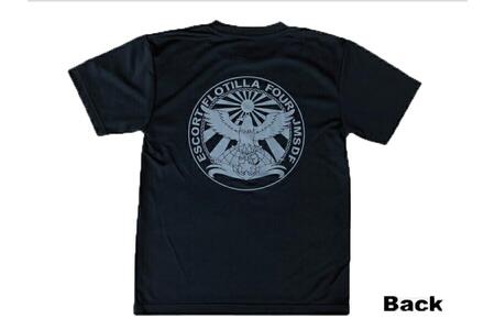 Tシャツ【第4護衛隊群】公式 自衛隊グッズ 八咫烏 ヤタガラス　Lサイズ ku091-071-l-r