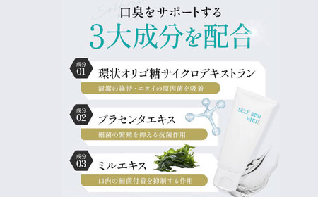 歯磨き粉【全6回定期便】舌磨きジェル ミントフレーバー風味 3本(各100g) 歯磨き粉[AGCQ023]