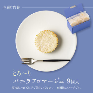 とろーりバニラフロマージュ＜9個入＞