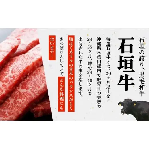 上ロースと上カルビ焼肉用食べ比べセット合計400g & 石垣牛 MARU秘伝の焼肉タレ100ml×1本　 IM-59