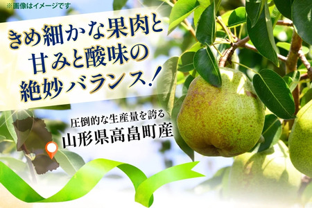【期間限定発送】 ラ・フランス 高畠町産 ラ・フランス 9玉 100% ジュース 2本 計11点 セット [三鷹洋梨園 山形県 高畠町 tk06ays910003]