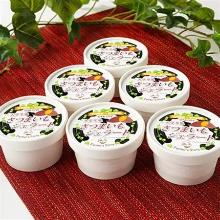群馬県太田市産!さつまいもジェラート　80ml×6個セット_菓子・スイーツ アイス・ジェラート  _【配送不可地域：離島】【1587735】