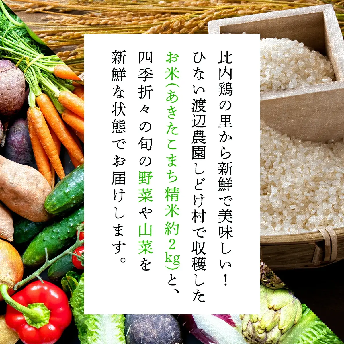 米野菜・山菜セット（5品目ほど）【115P3203】