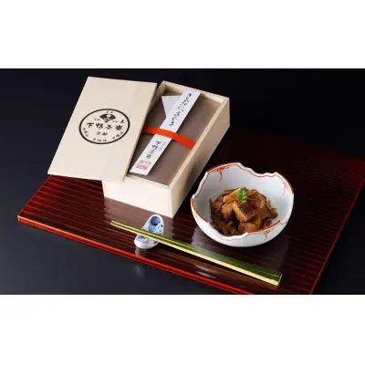 【下鴨茶寮】きんぴらまぐろ(木箱)［ 京都 老舗 料亭 ミシュラン ささがき牛蒡 まぐろ 肴  贅沢 人気 おすすめ 京料理 贈り物  ギフト プレゼント お取り寄せ 通販 送料無料 ふるさと納税 ］