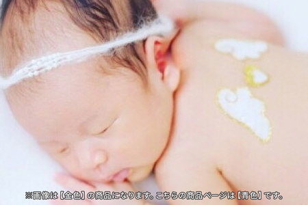 マタニティジュエリーシール 医療用シート素材 お肌に優しい 4枚セット (大ハート・天使の羽・小ハート) 記念撮影用 セルフフォト 家族写真 ベビーシャワー 贈答用 ギフト 2L額付き 茨城県 潮来市 (A21-001)