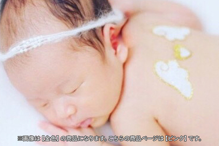 マタニティジュエリーシール 医療用シート素材 お肌に優しい 4枚セット (大ハート・天使の羽・小ハート) 記念撮影用 セルフフォト 家族写真 ベビーシャワー 贈答用 ギフト 2L額付き 茨城県 潮来市 (A21-002)