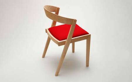 【受注生産】 ISU-WORKS 「HUG」 椅子 チェア HOKKAIDO WOOD F6S-703