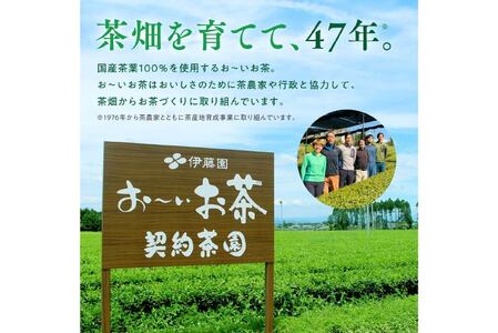 茶 お茶 お～いお茶 緑茶 345ml 24本 6回 定期便 総計 144本 [伊藤園 徳島支店 徳島県 北島町 29an0006]