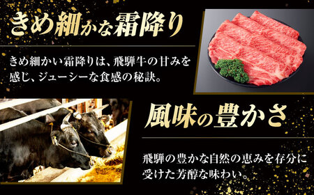 飛騨牛 すき焼き用肩ロース 計700g / 白川町 / 浅井商店[AWBJ006] 飛騨牛