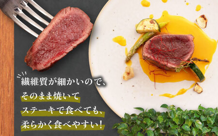 鹿肉 ステーキ  ( シンタマ ) 2枚  鹿肉 ジビエ ステーキ  [AJAO071]