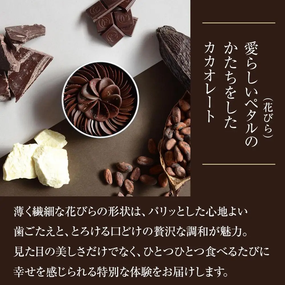 【Premarché  Cacaolate Lab】国際コンテスト入賞店の手づくりチョコレート カカオレートペタル全6種 