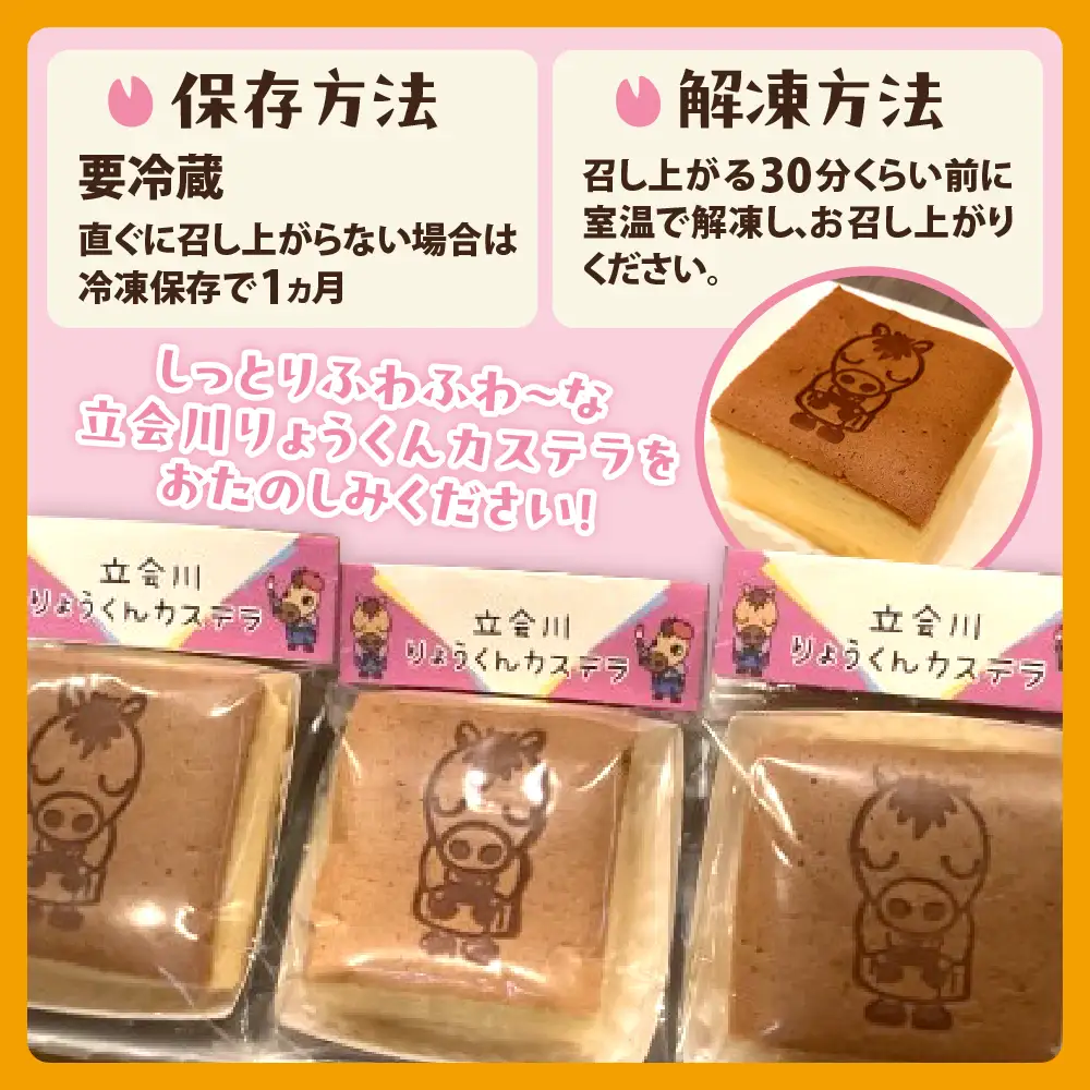 立会川りょうくんカステラ 10個入り