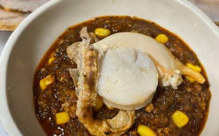 特大ホタテのキーマカレー 2種4袋(230g/1袋) カレー レトルト 温めるだけ 簡単調理 カレー レトルトカレー ホタテ 帆立 F4F-8229
