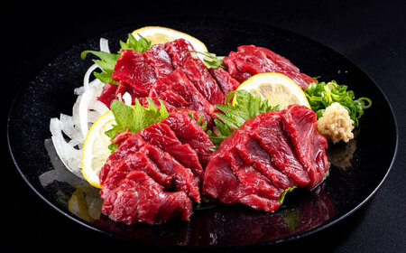 赤身馬刺し・馬肉さくらユッケ セット 計約350g（約200g＋約150g）赤身馬刺し 熊本県 ユッケ [AYBV023]