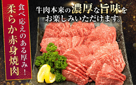 熊本県産 A5等級 黒毛和牛 和王 柔らか赤身焼肉 約300g×4P 計約1.2kg タレ2本付き 焼肉 [AYCH082]