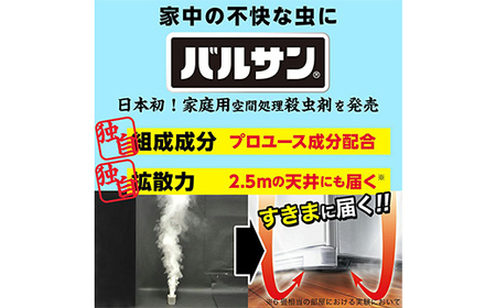少ない煙で家中の嫌な虫をまるごと殺虫！隙間に届くバルサン火を使わない水タイプ12～16畳 F6U-067