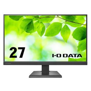 モニター I-O DATA 【LCD-C271DB】給電も可能なUSB Type-C(R)搭載27型液晶ディスプレイ ブラック