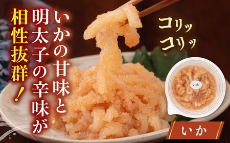 数の子明太子&いか明太子セット(各100g)【とくとく珍味】吉富町/株式会社マル五[BGAC046] いかめんたい いか明太 いか明太 いか明太
