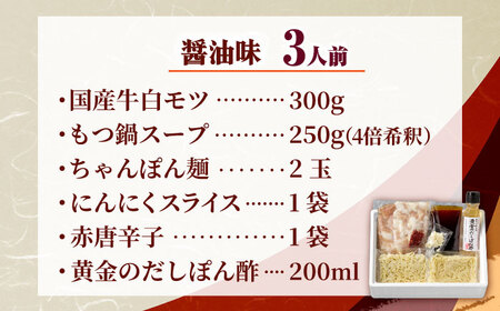 【厳選国産牛使用】博多もつ鍋 食べ比べ(味噌味・醤油味)[BGAI025] もつ鍋 食べ比べ