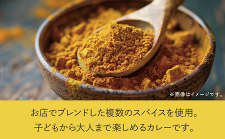 沖縄県産若鶏使用 オリジナルチキンカレー (1袋 約260g) 4袋セット | とりの丸焼こけこっこハウス | トマトベース オリジナル スパイス お肉たっぷり にんにくたっぷり 辛さ控え目 ヘルシー | 沖縄県 宜野湾市 | 冷凍 送料無料