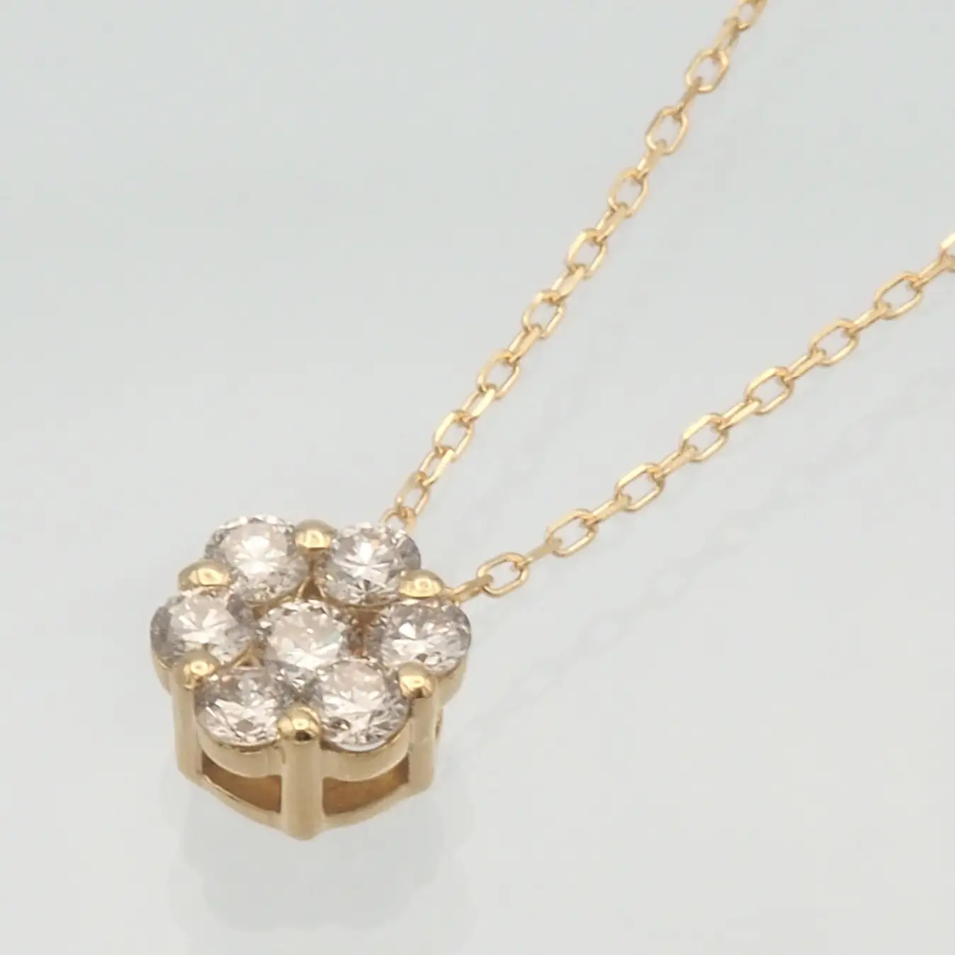 K18 0.30ct ダイヤモンド ペンダントネックレス　HH-019717 SWBT004-G