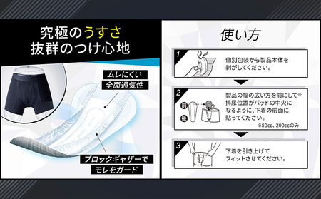 リフレ 超うす安心パッド 男性用 200cc まとめ買いパック 14枚×4パック 