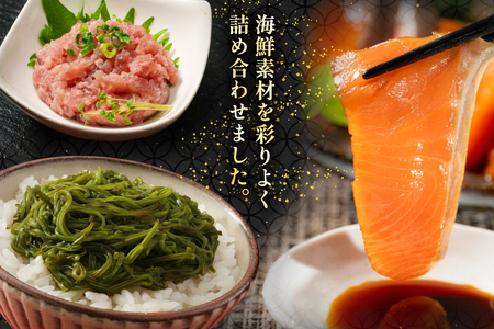 詰め合わせ 漁師めし 海鮮丼 〈海〉 90g×1 [橋本水産食品 宮城県 南三陸町 m304amh590013]