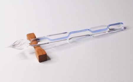 clarto　ガラスペンglow　筆記用具 ガラスペン 硝子ペン 手作り ガラス 硝子 シンプル インク 手紙 日記 プレゼント ギフト 墨田区 東京都 紫