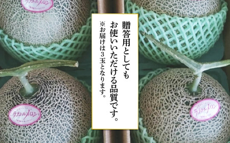 大玉 ラブコールメロン 3玉 メロン