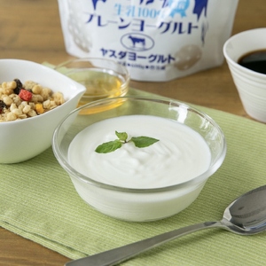 【5ヶ月定期便】ヤスダヨーグルト 食べるヨーグルト アレンジ名人セットA プレーンヨーグルト 600g×4個×5回 パウチ 無添加 搾りたて 生乳100％ こだわり生乳 新鮮 濃厚 モンドセレクション  ヨーグルト 1B79031