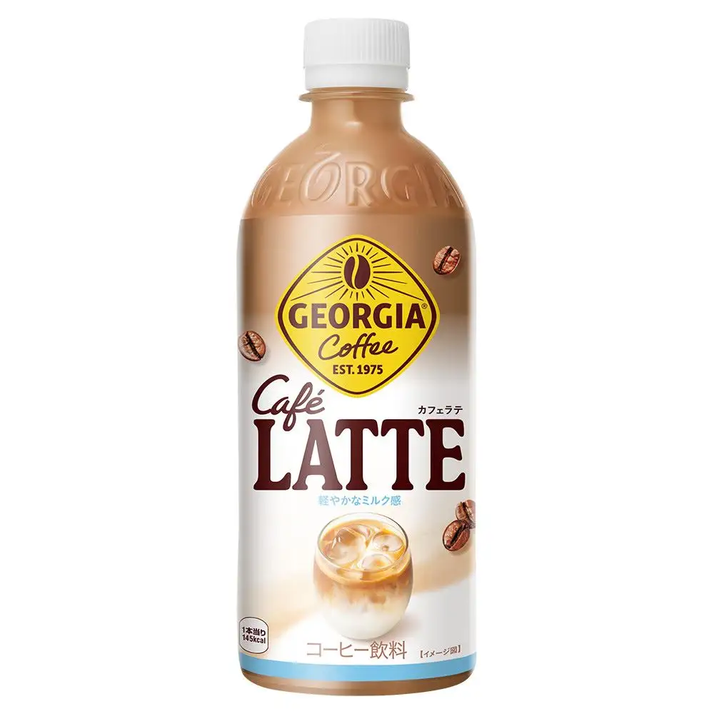 ジョージア カフェラテ　500mlPET×24本　コカコーラ コーヒー ラテ ペットボトル【04301-0477】