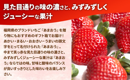 いちご 福岡産 あまおう ギフト箱（12-15粒） 苺 イチゴ ギフト フルーツ 果物 ※配送不可:離島