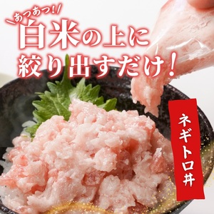 a12-256　天然ビンチョウ鮪 ねぎとろ（約100g×18袋）