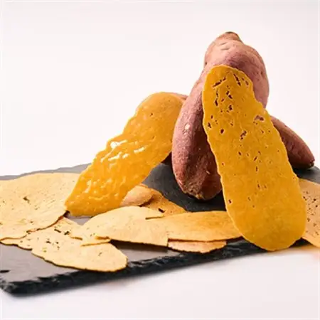 茨城県産 新食感 紅はるか ほしいもせんべい  硬派なほしいも 「ぷれすた」 62g×4袋_果物・フルーツ 干し芋 ドライフルーツ ほしいも ホシイモ_【配送不可地域：離島・沖縄県】【1609226】