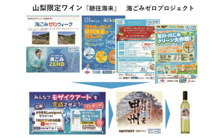 「海ごみZEROプロジェクト」山梨限定ワイン【継往海来】（AD-218）　[山梨 ワイン 限定 白ワイン 日本ワイン]