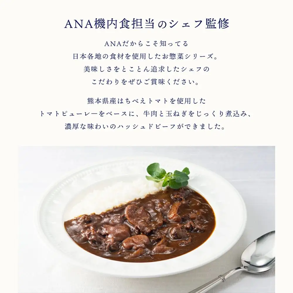 熊本県産はちべえトマトを使ったハッシュドビーフ 1袋(170g) 合計6食入り トマトピューレ トマト とまと 簡単 時短 洋食 惣菜 ギフト 冷凍 人気 ハッシュドビーフ ANA  エイエヌエー  八代市