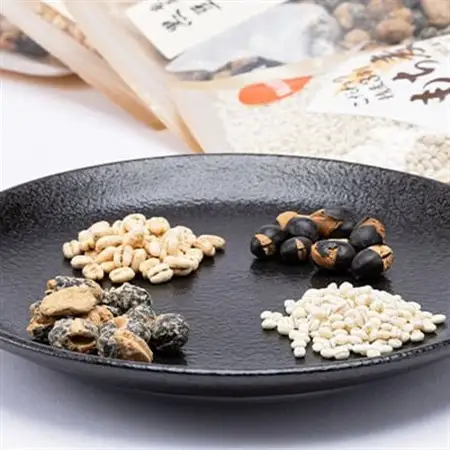 バラエティーセット(もち麦、もち麦黒糖、黒豆黒糖、黒豆ポン)_菓子・スイーツ 和菓子      穀物加工品 _【1611330】