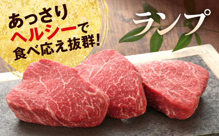【GI認証】くまもとあか牛ランプステーキ 約150g×3枚 ランプステーキ[AYCQ022]