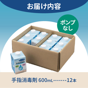 手指消毒剤 サニーキュアBE 紙パック 付替え用12本入りケース ポンプなし 保湿成分配合 紙容器 リサイクル可能 環境にやさしい 脱プラ SDGs 静岡県 富士市 [sf098-003]