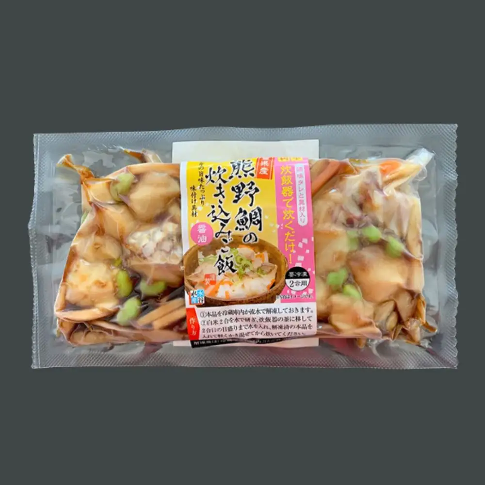 鯛 熊野鯛 炊き込みご飯の素 210ｇ×3P (2号用/1P)【mzsi0012】