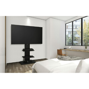 スタンドテレビ台 アイリスオーヤマ UTS-700R-BO ブラックオーク ｜ テレビ 新生活 ひとり暮らし 合格祝い